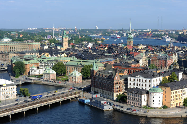 Maisemakuva Tukholmasta