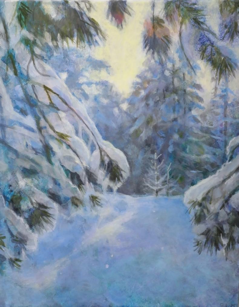 Talvinen maisemamaalaus